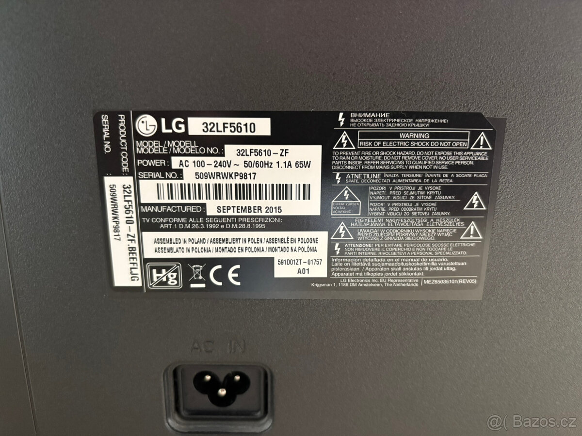 Full HD TV LG 32" - 2