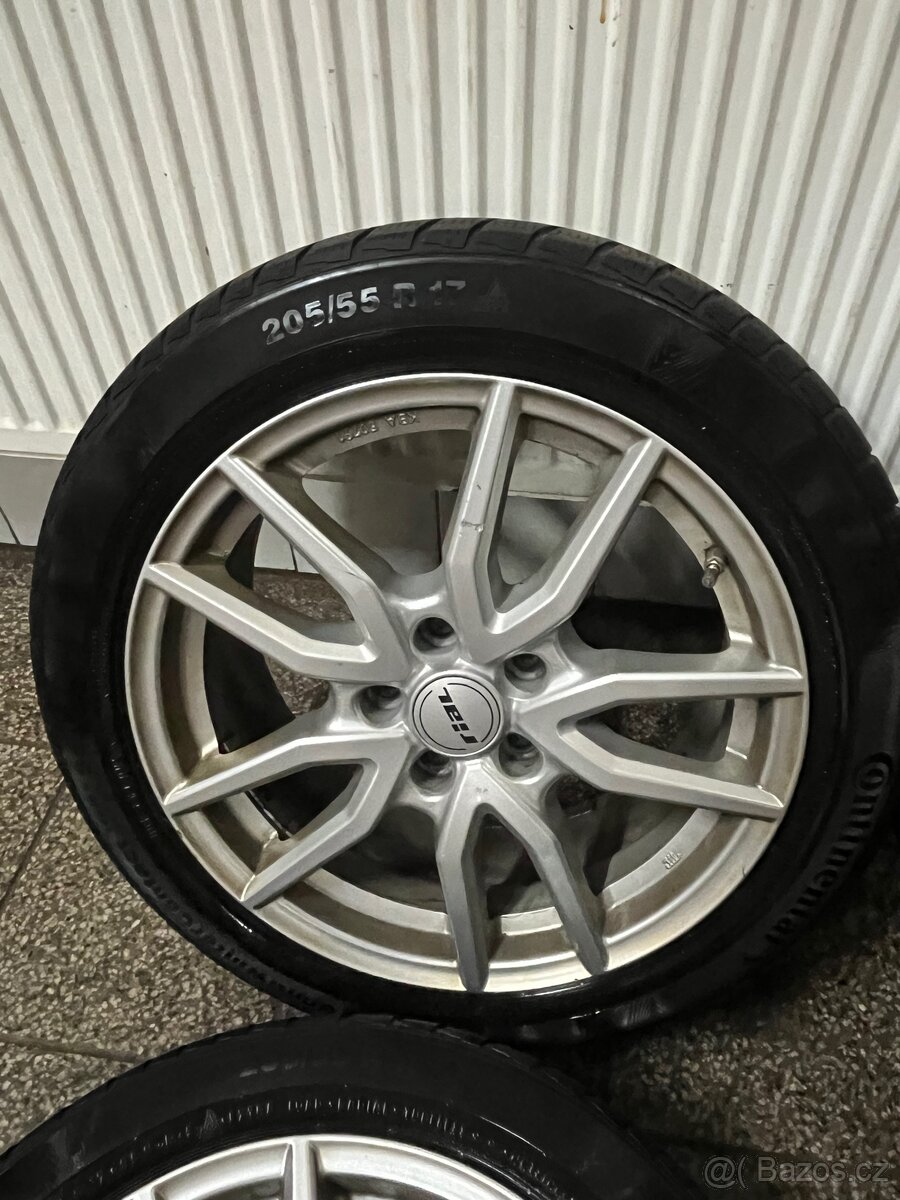 Alu kola 5x112 r17 Rial -TPMS - zimní - 2