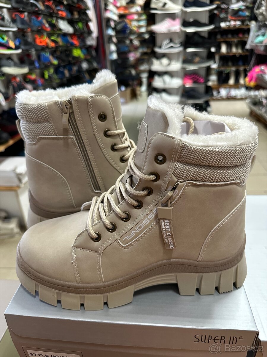 Dámské zimní kotníčkové boty - 2