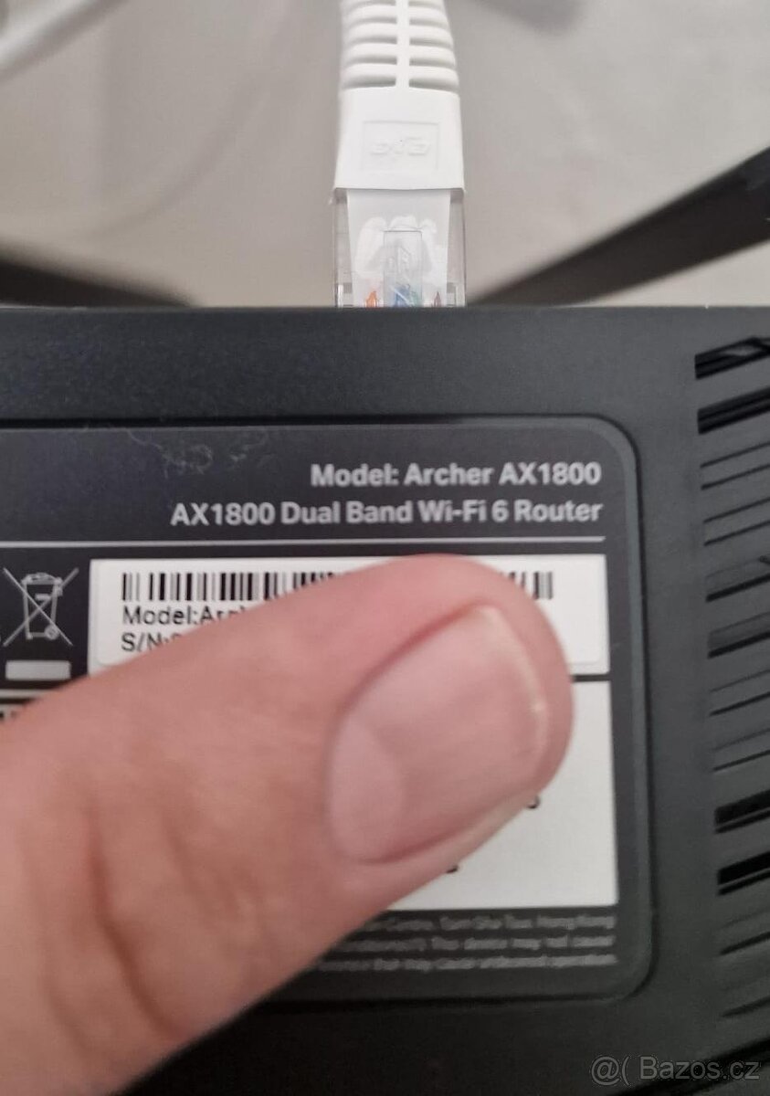 Wi-fi Router TP-Link Archer AX1800 - černý - 2