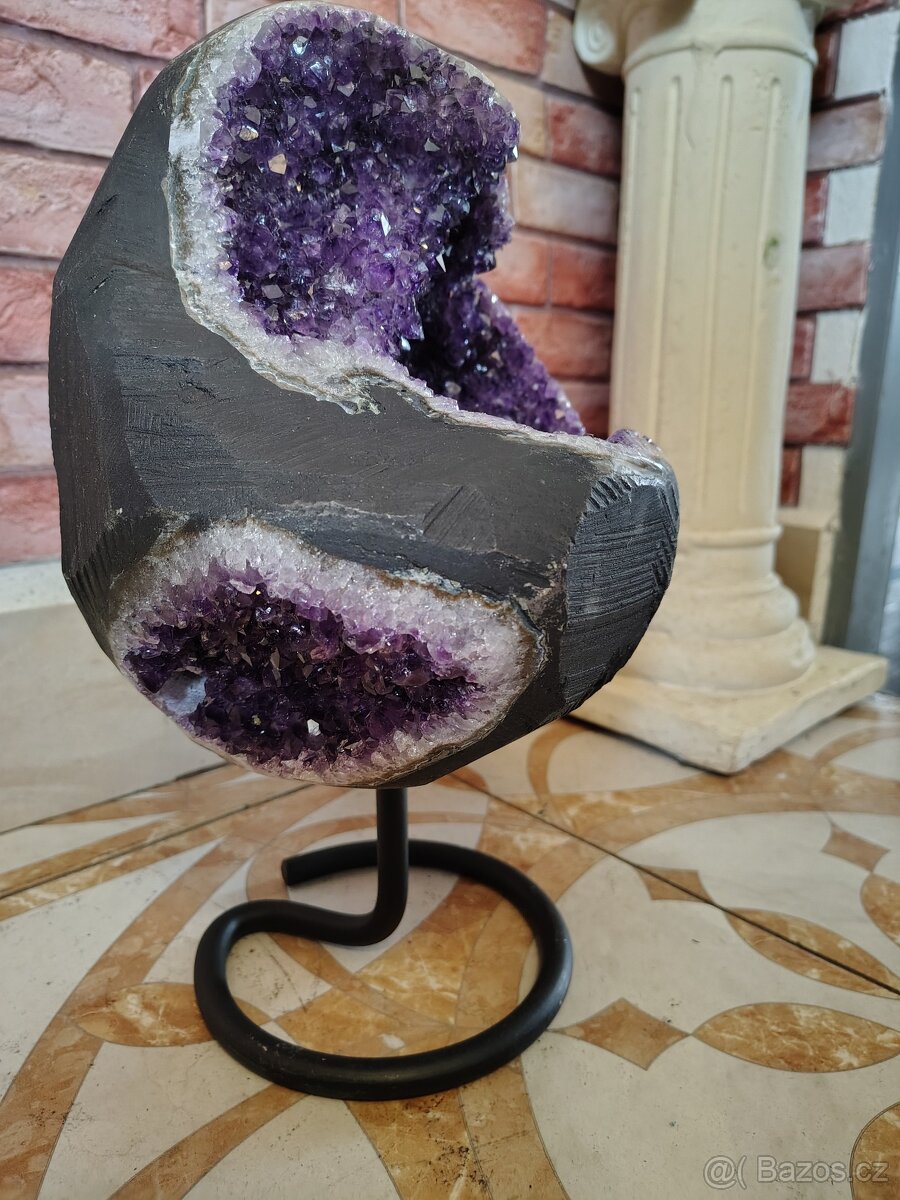 Ametyst na stojánku Uruquay - 2