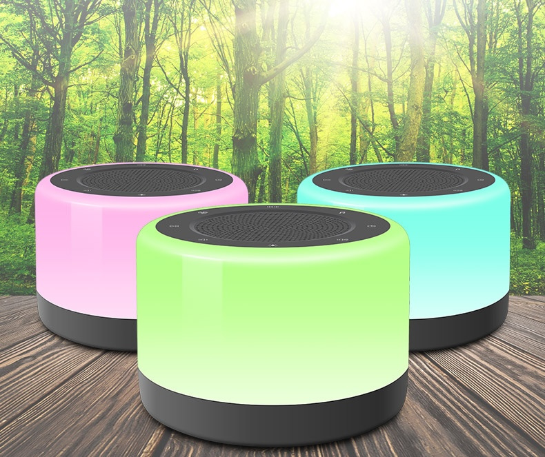 Lampička na noční stolek s USB - RGB barvy - 2