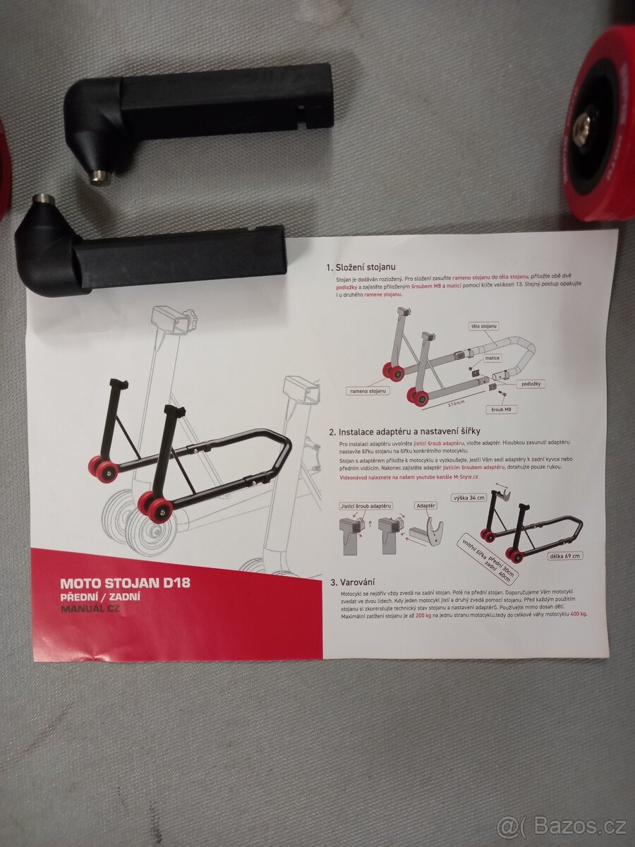 Přední stojan na moto - 2