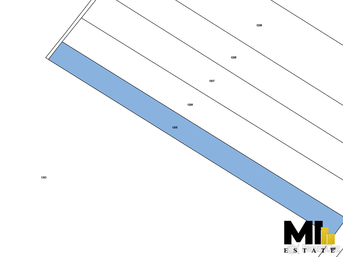 Prodej zemědělského pozemku, 4696 m2, Benátky nad Jizerou, K - 2