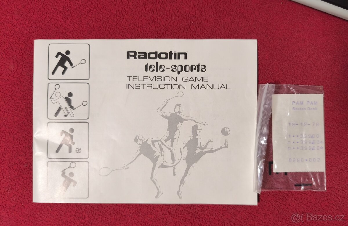 Stará hra Pong Tele Sport - 2