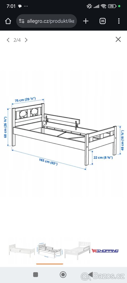 Dětská postel IKEA - 2