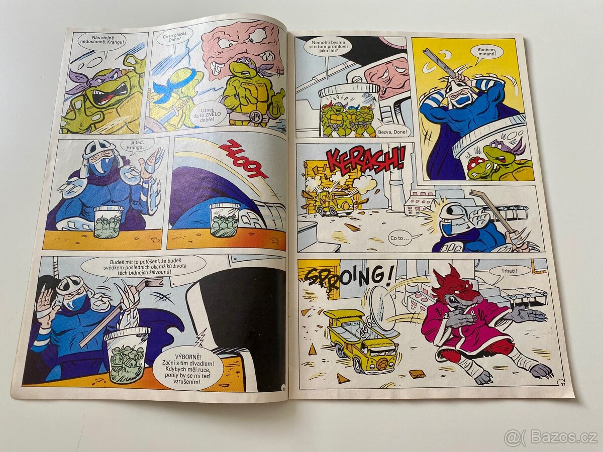 Starý komiks Želvy Ninja 7 - 1992 - 2