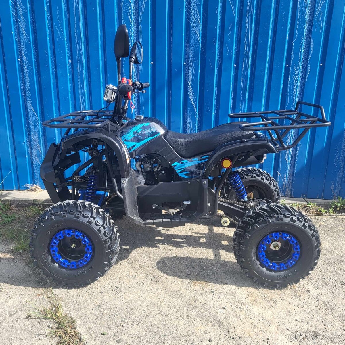 Čtyřkolka XTR Python 125cc 7" modrá - 2