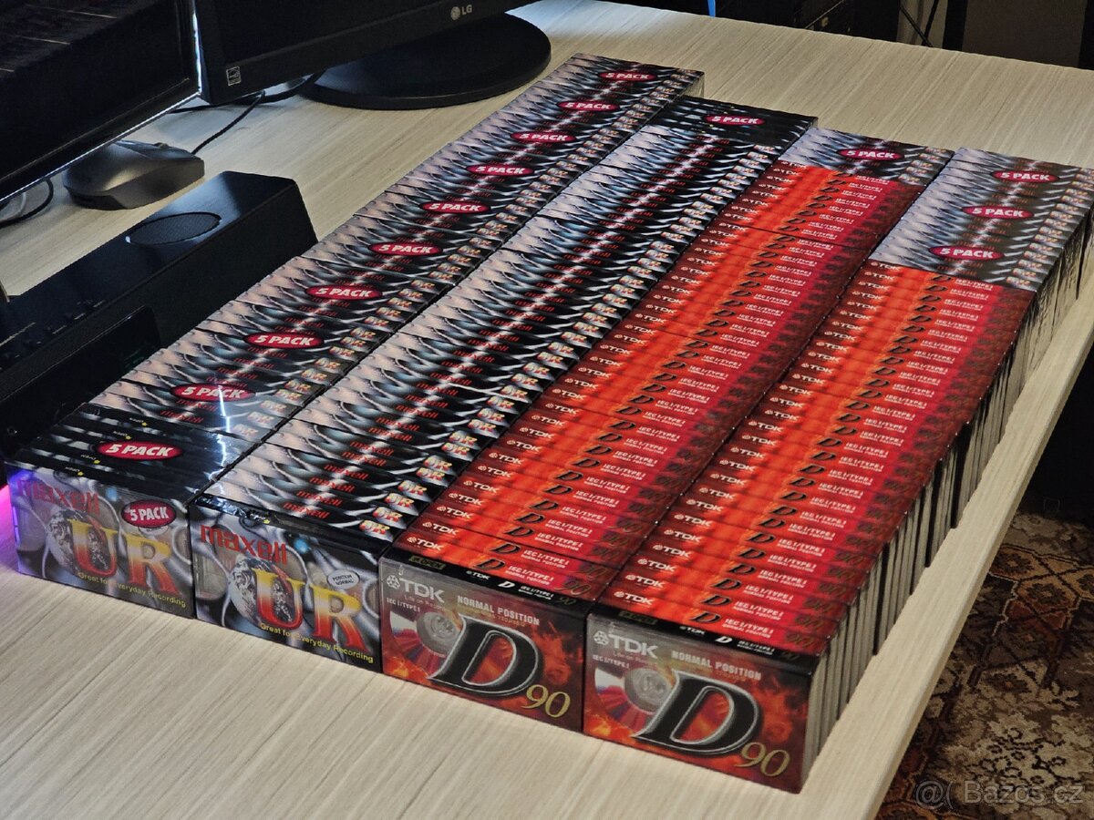 Nové audio kazety MC Maxell, TDK - 2