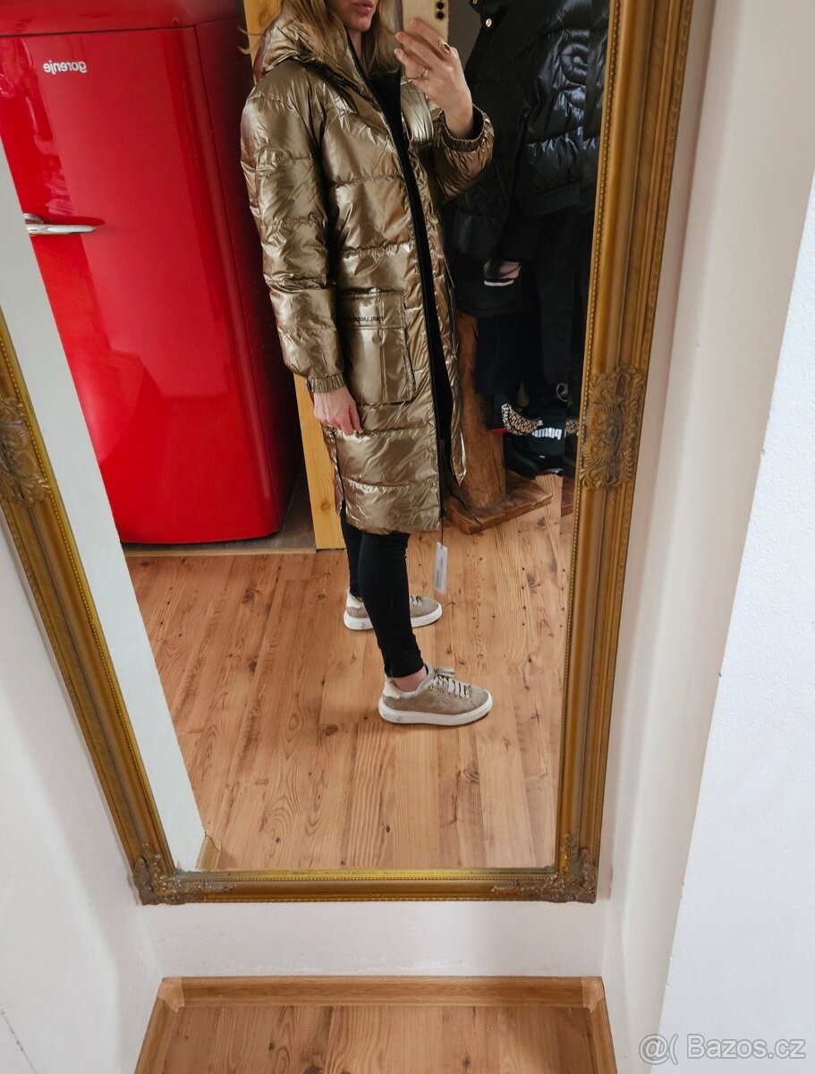 Karl Lagerfeld zimní oboustranný kabát vel.174 sedne na vel. - 2