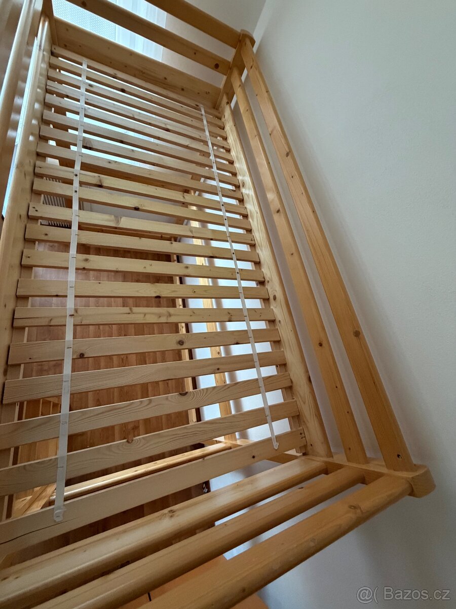 Bytelná Smrková patrová postel ELLEN - 2