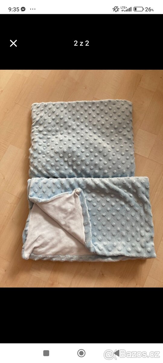 Polštářek a peřinka do kočárku - 2