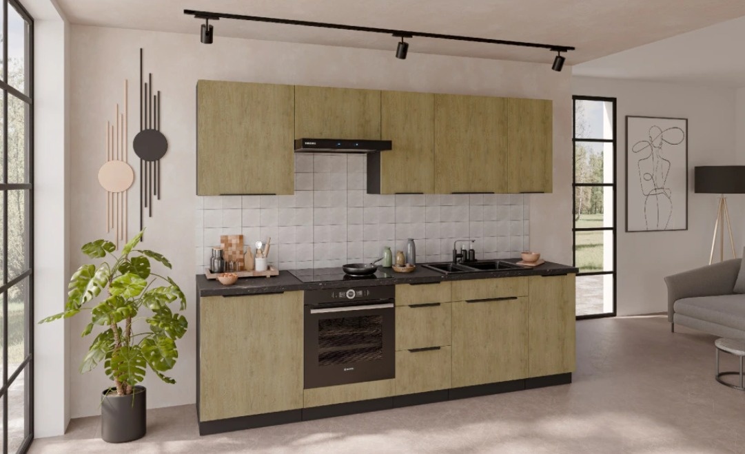 Moderní nová kuchyňská linka se spotřebiči - 2