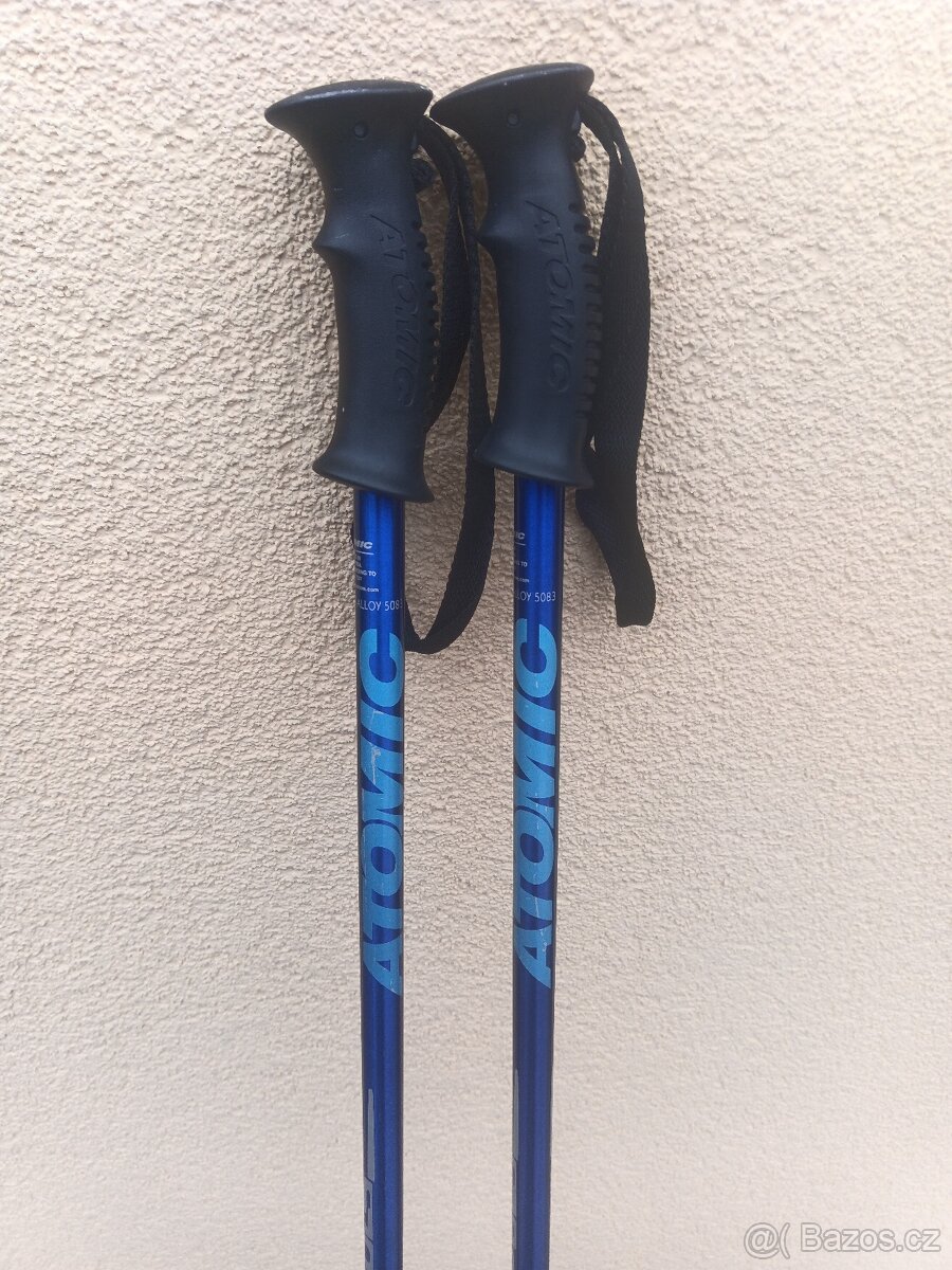 Hůlky na lyže zn. ATOMIC 130 cm. - 2