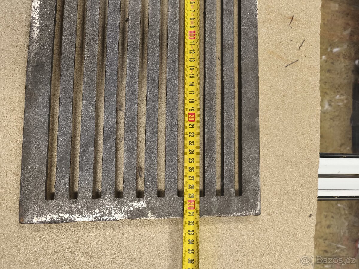 Litinový rošt 31,4x26,5 cm - 2