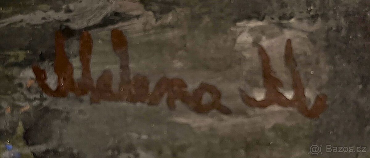 Obraz lesní kraliny - signováno - 2