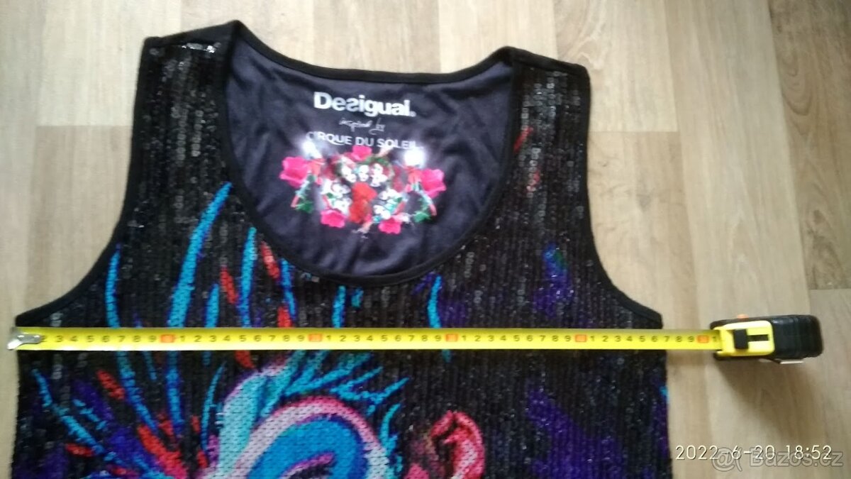 DÁMSKÝ TOP-TÍLKO DESIGUAL VEL. L - 2