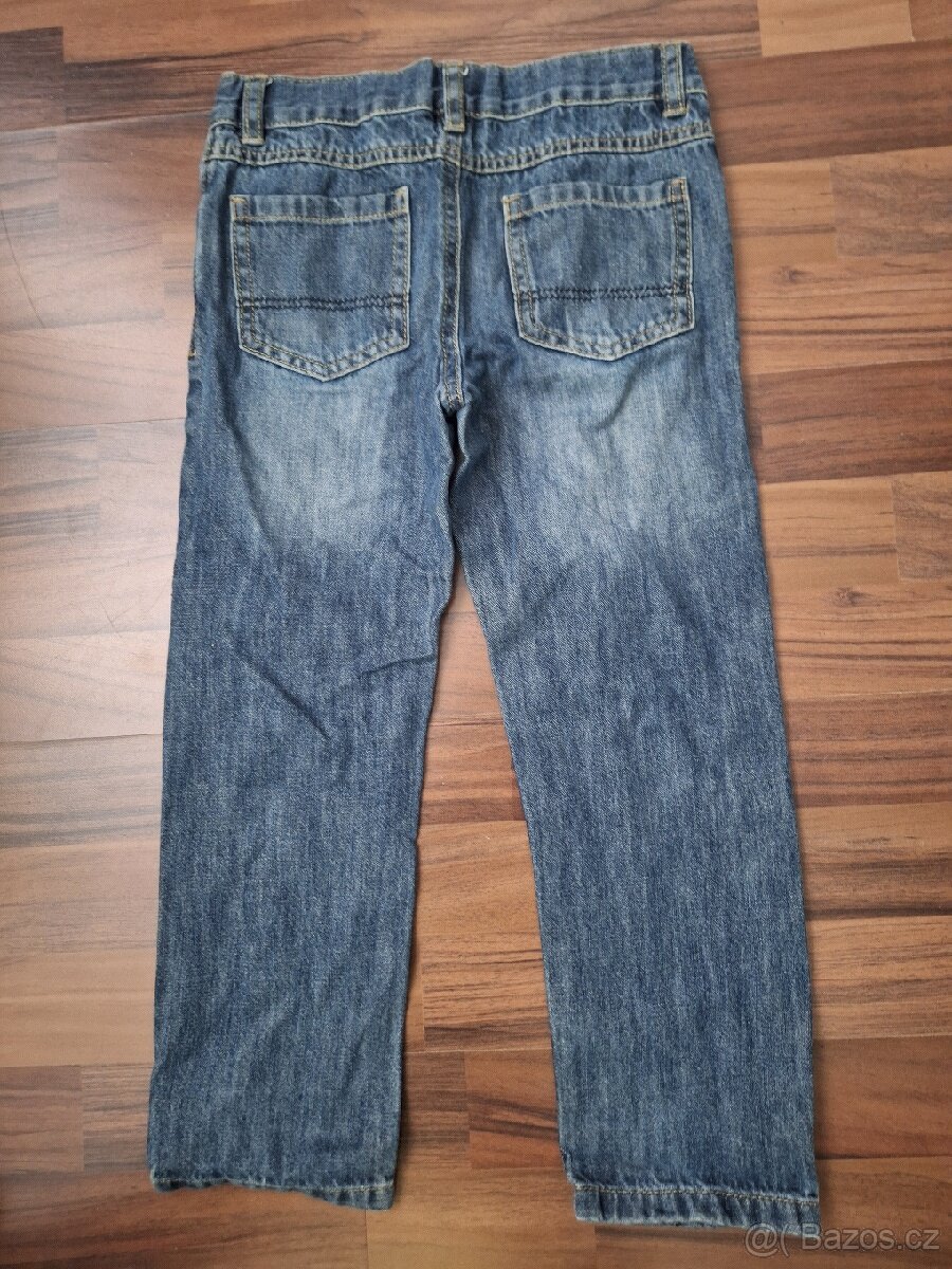 Dětské džíny na 6-7 let 122 vel - 2