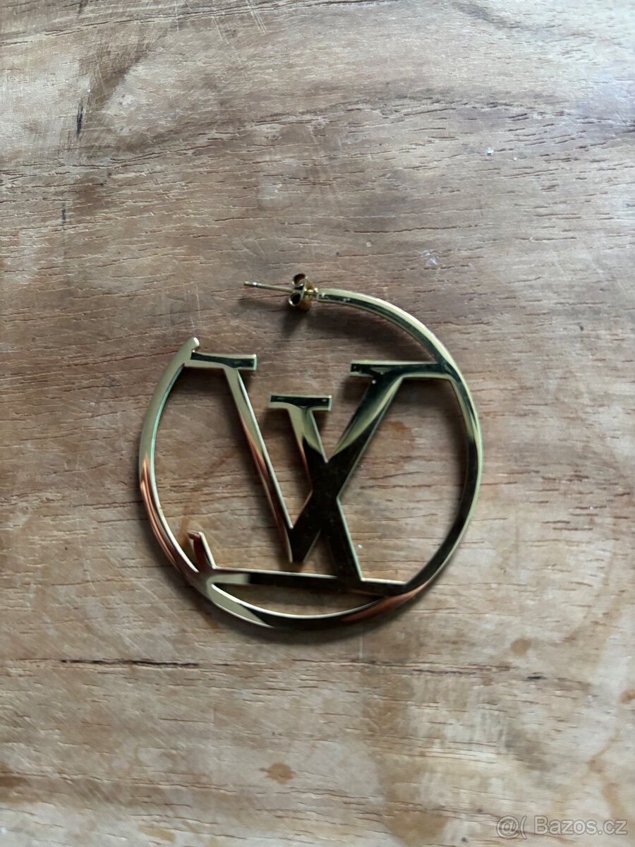 Zlaté náušnice Louis Vuitton - 2
