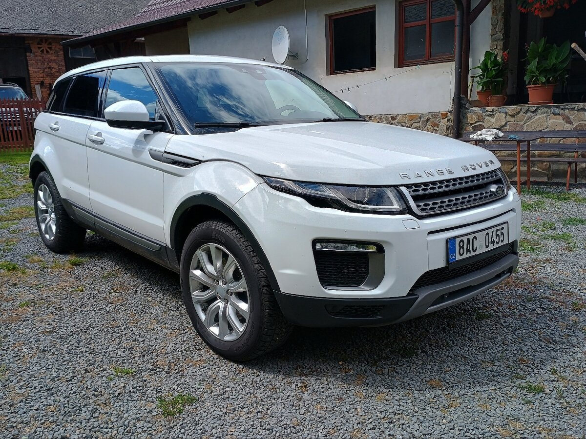 Land Rover Range Rover Evoque, 90tkm, 132kw, 2017, ČR.
