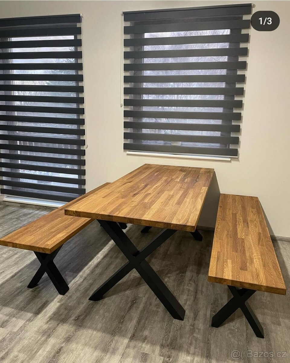 Prodám dubové lavice - 2