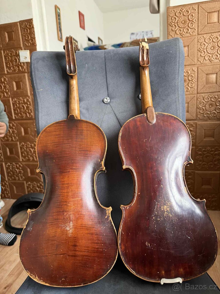 Prodám housle na díly všechny 4/4 - 2
