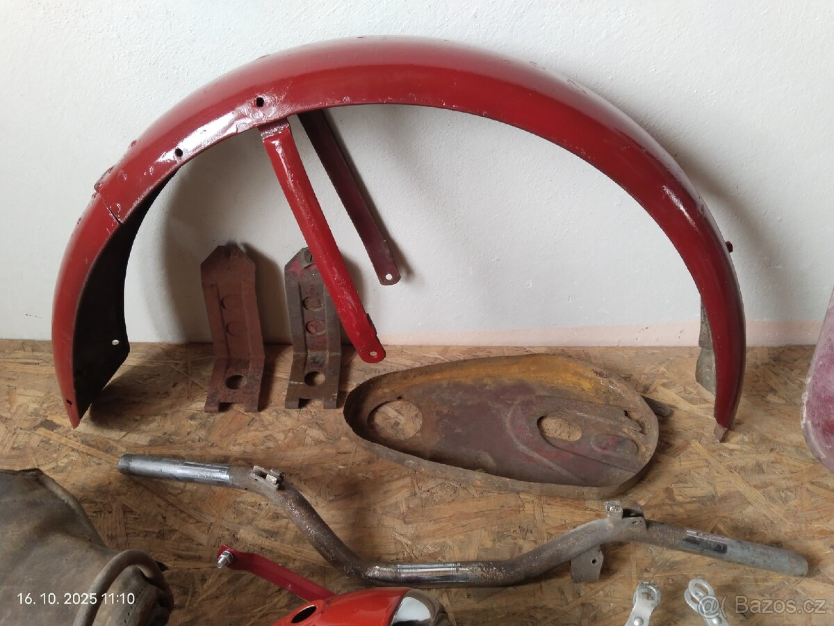 Jawa Villiers, speciál, robot - díly - 2