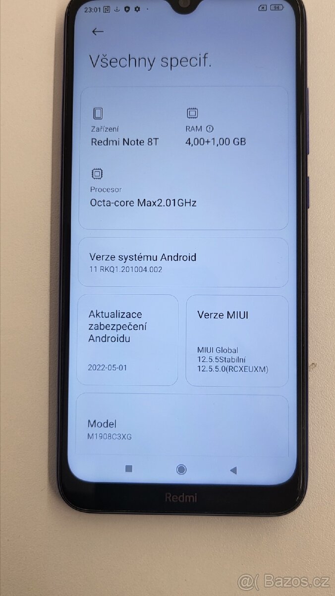 Redmi Note 8T 4/64GB Modrý - 2