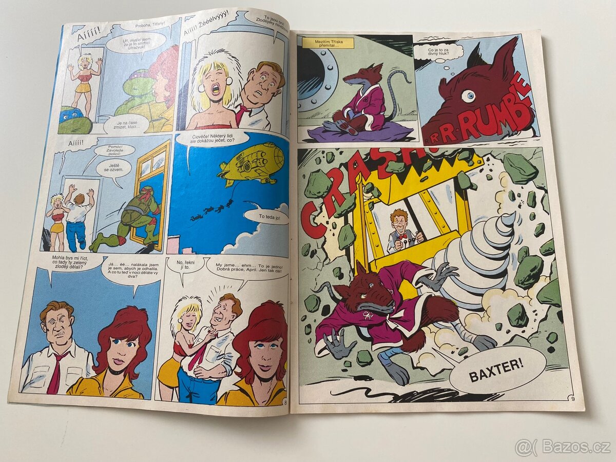 Starý komiks Želvy Ninja 5 - 1992 - 2