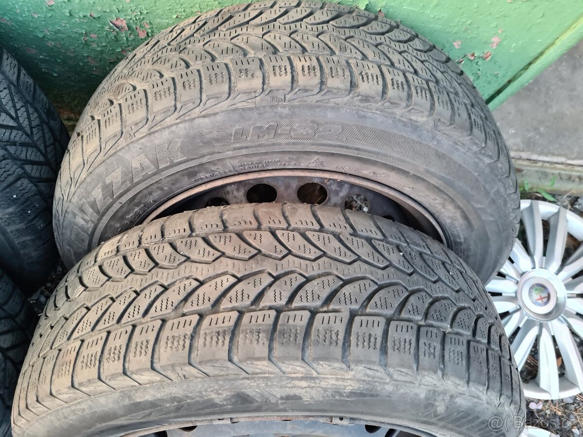 Prodám disky + gumy - zimní - 185/65 R15 - 2