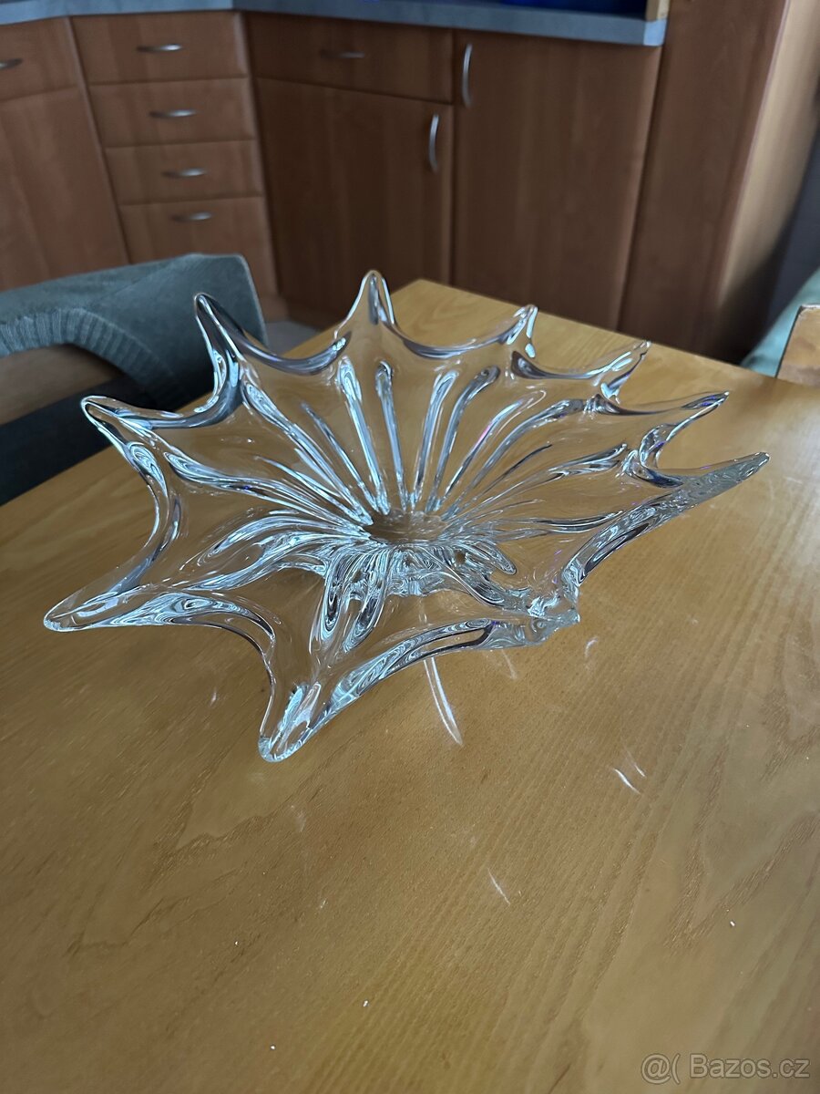 Starožitná skleněná mísa - 2