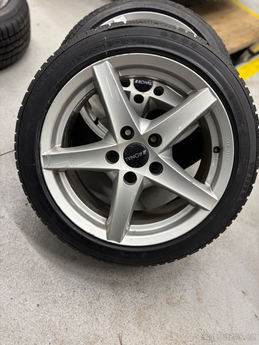 ALU kola 5x120 zimní pneu - 2