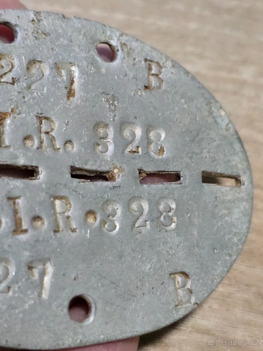 Německá ID známka - pěchotní - 2