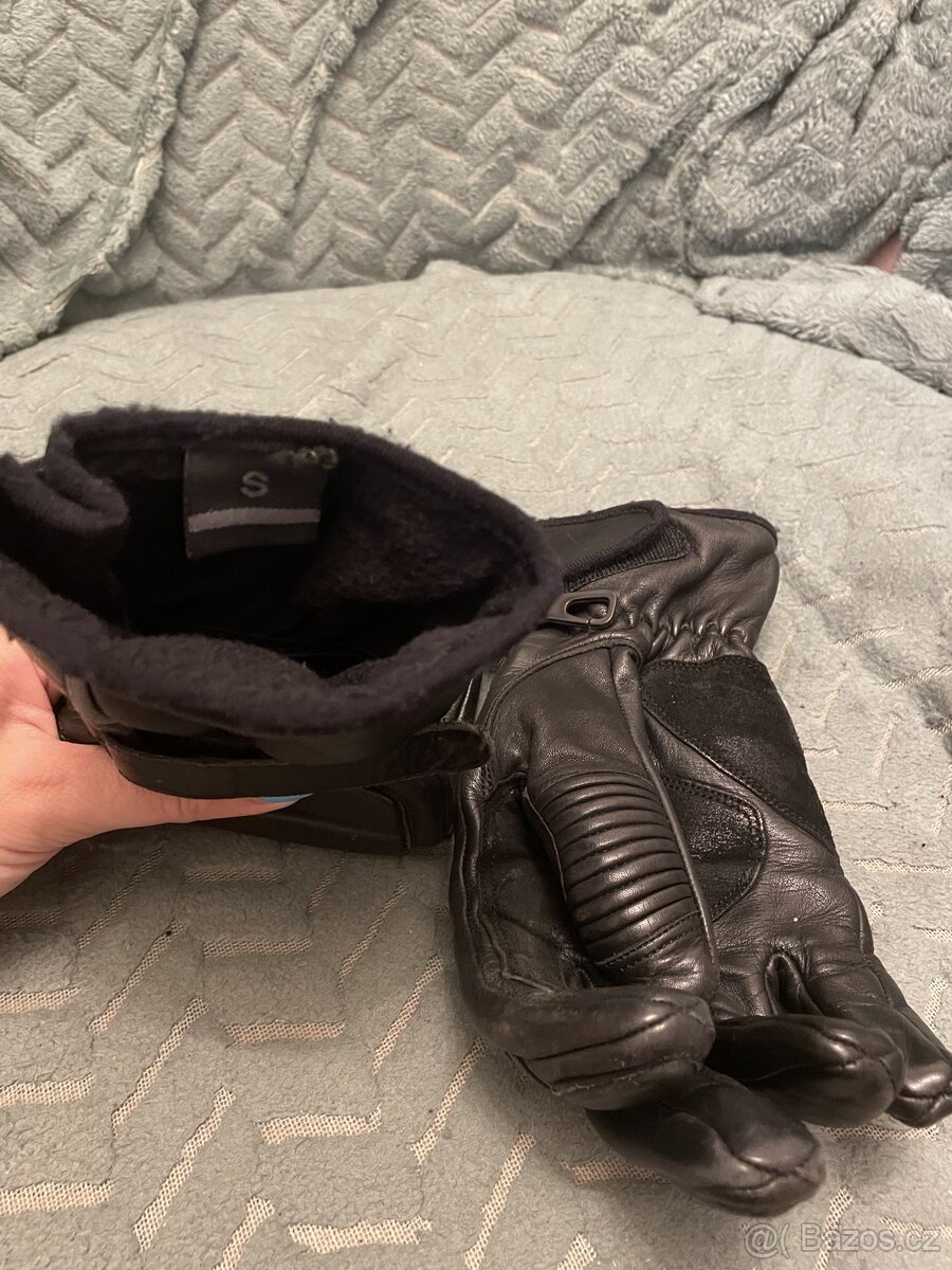 Kožené rukavice na motorku - 2