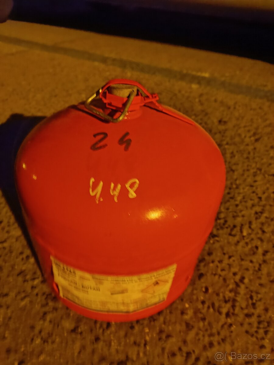 Plná propanbutanová láhev 2kg - 2