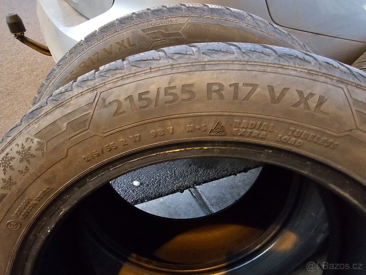 4x Barum polaris 5 215/55/17 sada - 2