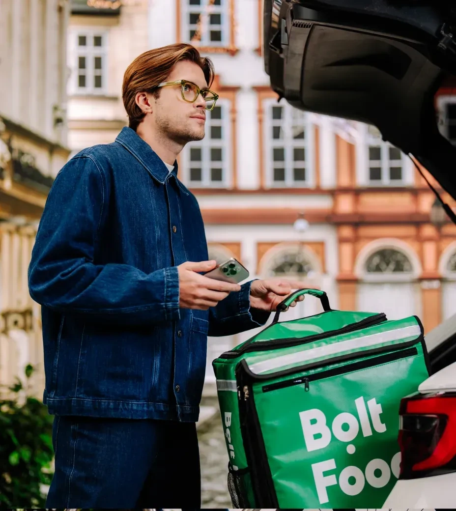 Kurýr BOLT FOOD ve městě Chrudim - Nyní BONUS 1500,- - 2