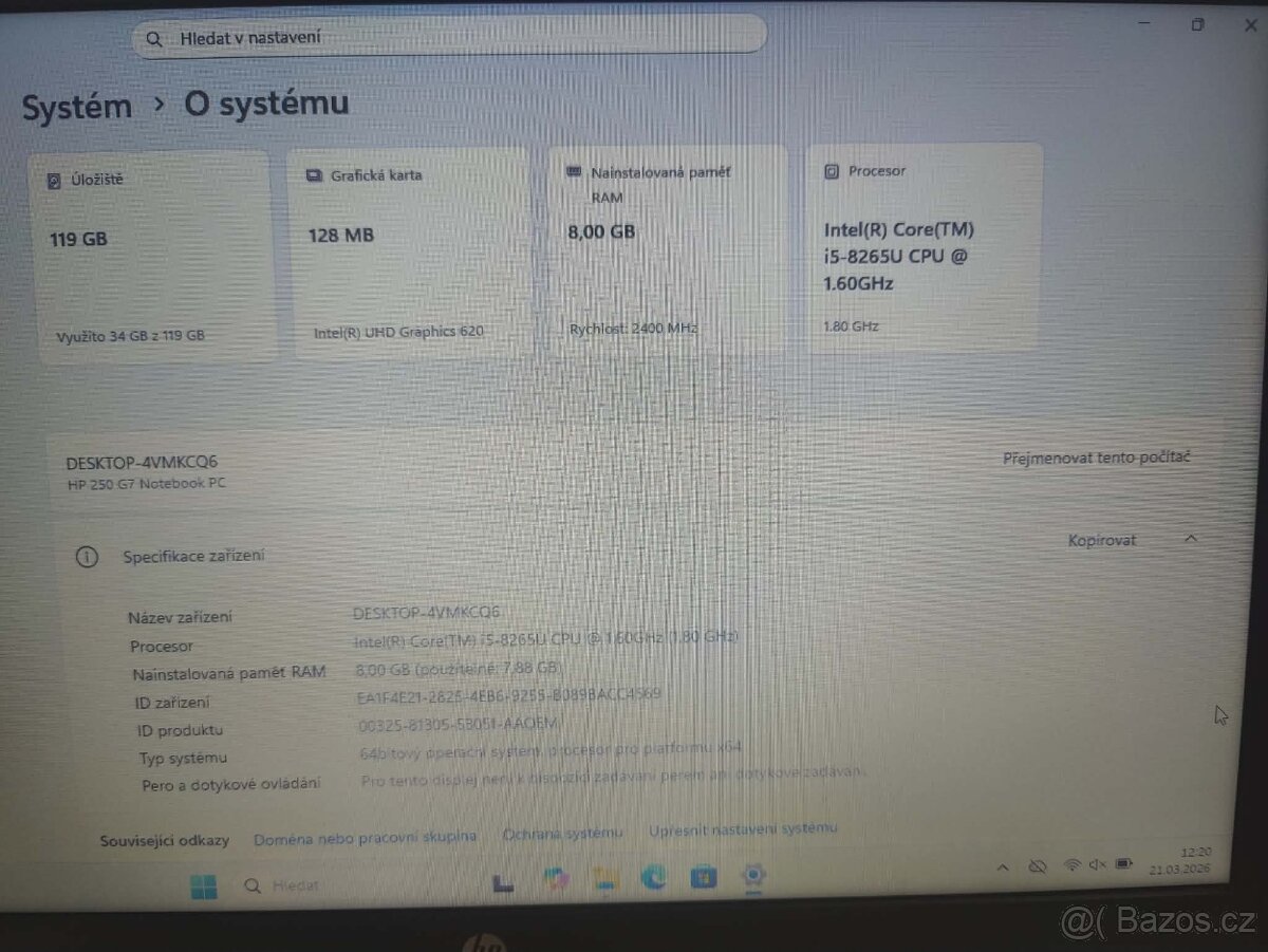 HP 250 G7 - 2