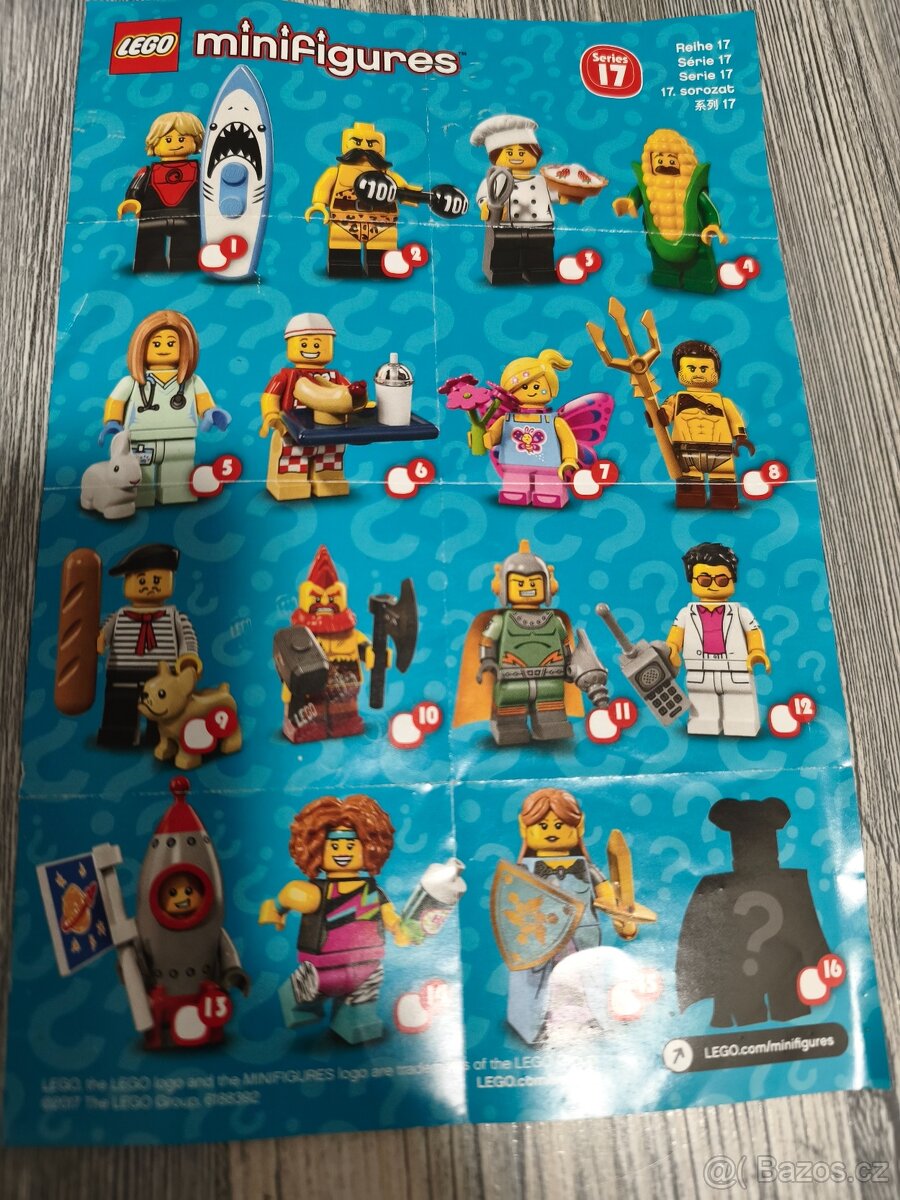 Lego minifigures 17.Série 71018 - celá série - Nové - 2
