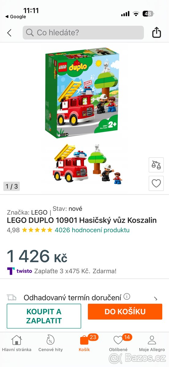 Lego duplo hasiči - 2