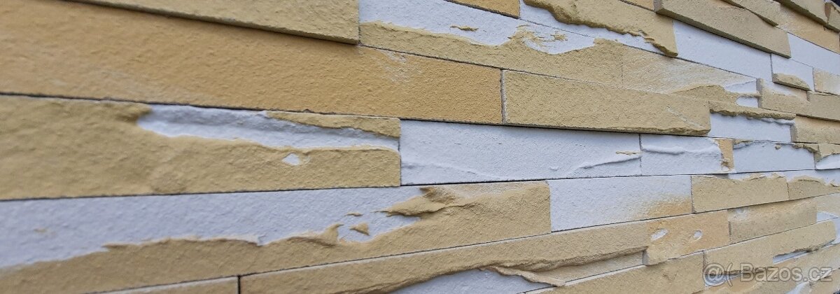 Betonový obklad imitujicí kámen technikou 3D tisku NOVÉ - 2