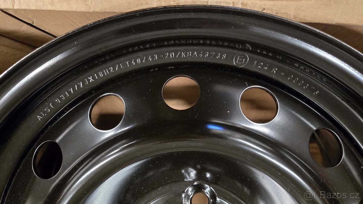 Plechové disky 7x16 5x114,3 ET40 - nové - 2