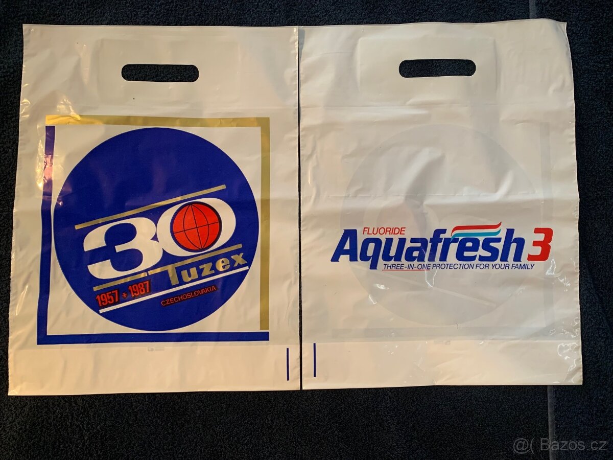 retro igelitové tašky -TUZEX- - 2