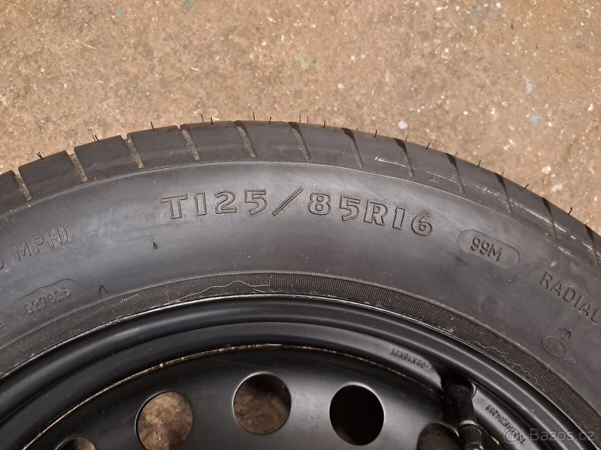 Dojezdové kolo T125/85R16 - 2