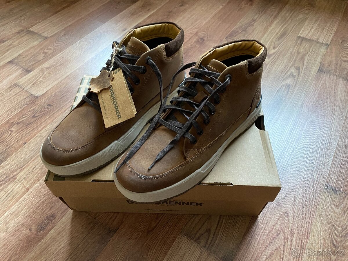 Nové pánské kožené podzimní/zimní boty Weinbrenner - č. 42 - 2