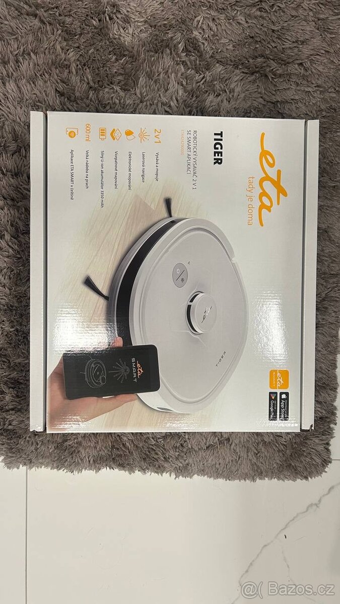 Prodam Chytrý robotický vysavač ETA Tiger 4242 90000 - 2