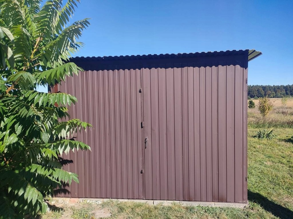 Jednopodlažní plechová garáž, 3x5 m třídy II - 2