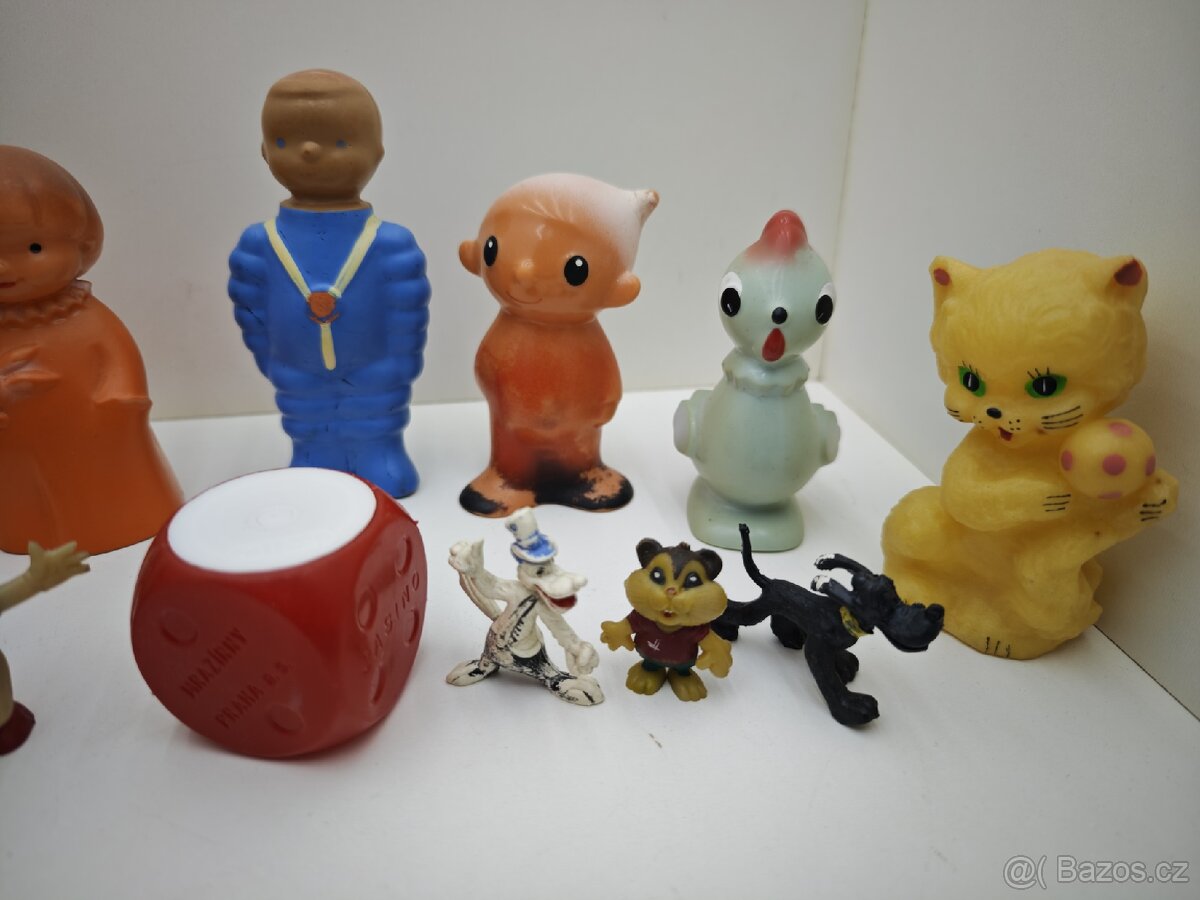 Staré gumové retro hračky ČSSR - 2