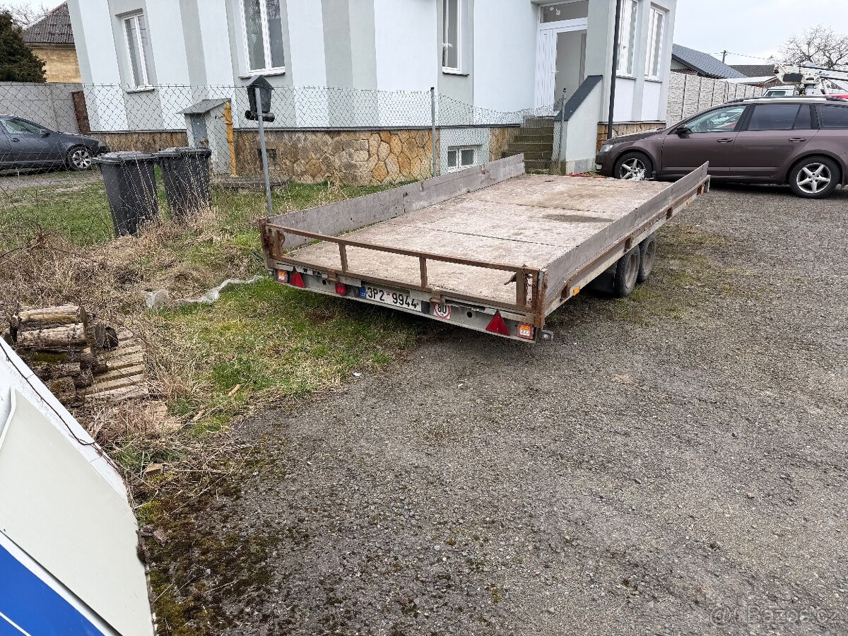 Plato vozík, přepravník aut - 2