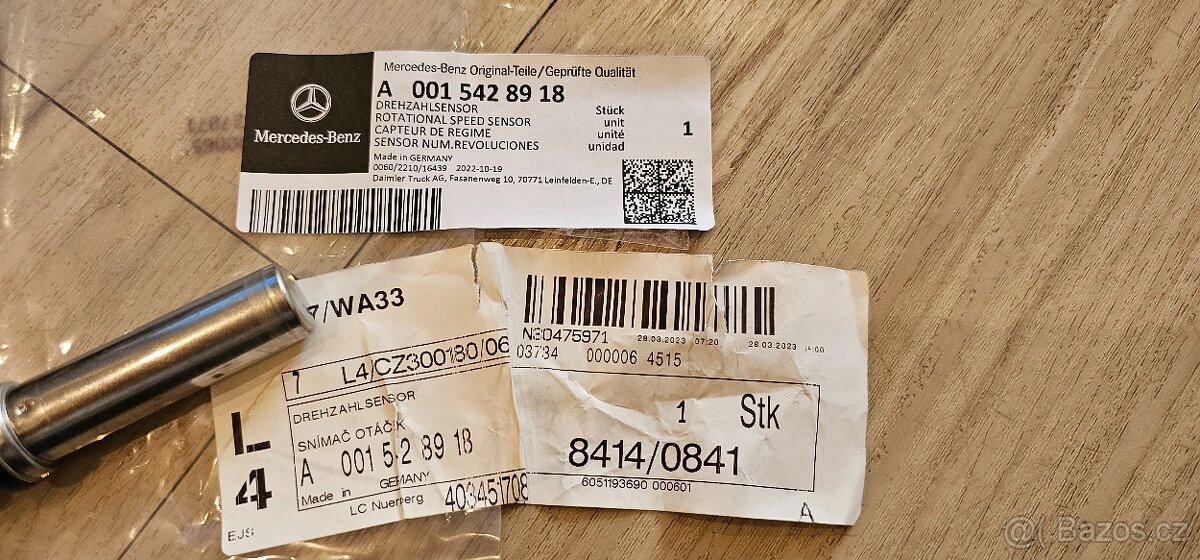 Čidlo ABS pro Mercedes Atego/Actros/Axor- sleva 51% - 2